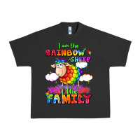 Pigment Black I am the rainbow sheep of the family Urban Heavy Tee - FaDigitalArtStudio