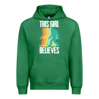 Emerald bigfoot t  shirt bigfoot   this girl believes t  shirt Urban Hoodie - DesigneFamous