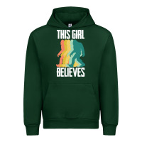 Forest Green bigfoot t  shirt bigfoot   this girl believes t  shirt Urban Hoodie - DesigneFamous