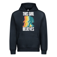 Navy bigfoot t  shirt bigfoot   this girl believes t  shirt Urban Hoodie - DesigneFamous