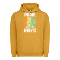 Pigment Peanut Butter bigfoot t  shirt bigfoot   this girl believes t  shirt Urban Hoodie - DesigneFamous