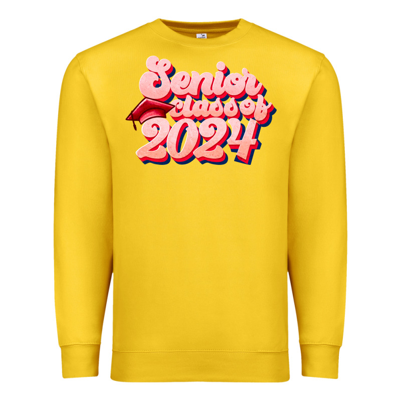 Senior Class Of 2024 Premium Sweatshirt by JahusDesignShop | Teevron