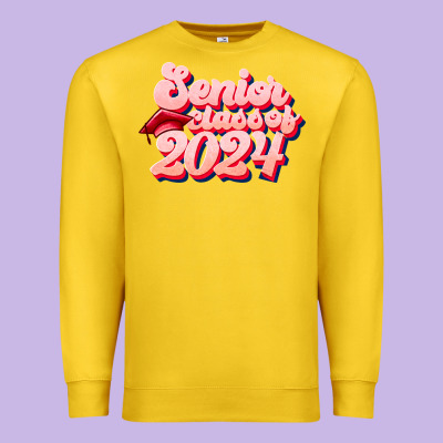 Senior Class Of 2024 Premium Sweatshirt Designed By Jahusdesignshop