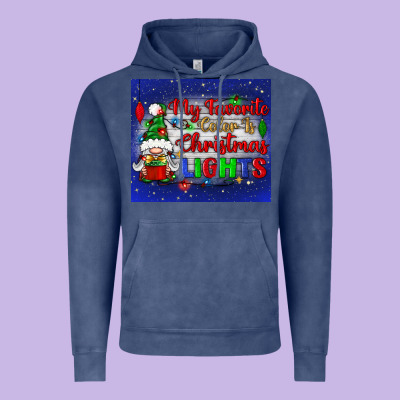 My Favorite Color Is Christmas Lights Vintage Hoodie Designed By Bundleandbundleshop