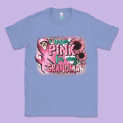 I Wear Pink For My Grandma Classic Tee Designed By Cowgirlartshop