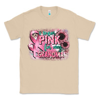 Mushroom i wear pink for my grandma Classic Tee - CowGirlArtShop