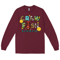Burgundy crawfish season 2 Long Sleeve Tee - FaDigitalArtStudio