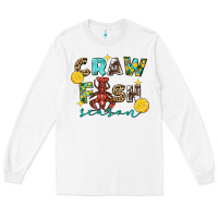 White crawfish season 2 Long Sleeve Tee - FaDigitalArtStudio