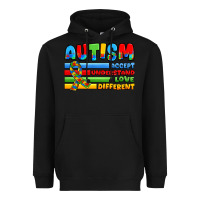 Black autism accept understand love different Heavyweight Hoodie - JahusDesignShop