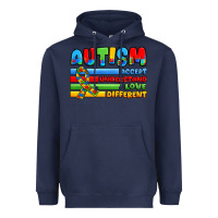 Navy autism accept understand love different Heavyweight Hoodie - JahusDesignShop