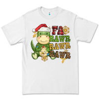 White watercolor t rex fa rawr rawr rawr christmas Premium Tee - CowGirlArtShop