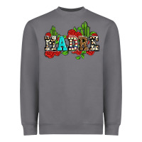 Storm madre with roses and cactus Heavyweight Sweatshirt - AdoDesignShop