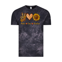 Cloud Black Peace Love Sunshine Vintage Tee - Jasminsmagicworld