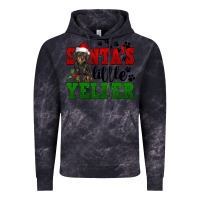 Cloud Black Santa's Little Yelper Vintage Hoodie - FaDigitalArtStudio