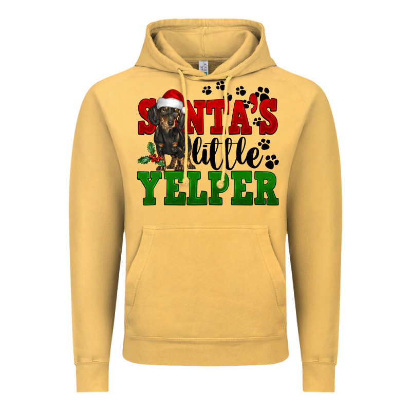 Santa's Little Yelper Vintage Hoodie by FaDigitalArtStudio | Teevron