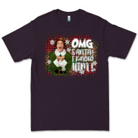 Plum the elf omg santa Premium Tee - CowGirlArtShop