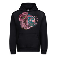 Black Walk By Faith Not By Sight Urban Hoodie - JahusDesignShop