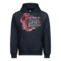 Navy Walk By Faith Not By Sight Urban Hoodie - JahusDesignShop