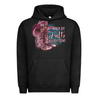 Pigment Black Walk By Faith Not By Sight Urban Hoodie - JahusDesignShop