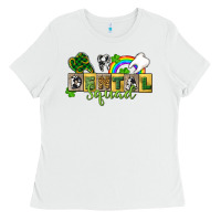 White Dental squad Ladies Tee - CowGirlArtShop
