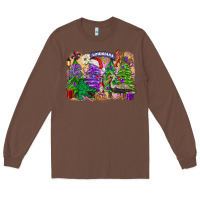 Chestnut christmas louisiana mardi gras trees Long Sleeve Tee - FaDigitalArtStudio
