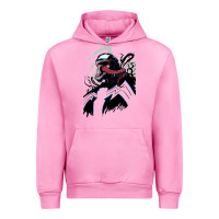 Fuchsia Pink VENOM ART Urban Hoodie - DesigneFamous