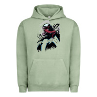 Pigment Oil Green VENOM ART Urban Hoodie - DesigneFamous