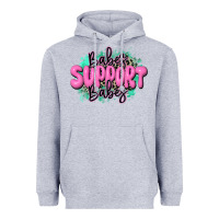 Heather Grey babes support babes Heavyweight Hoodie - JahusDesignShop