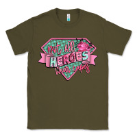 Army Green not all heroes wear capes Classic Tee - CowGirlArtShop