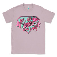 Lilac not all heroes wear capes Classic Tee - CowGirlArtShop