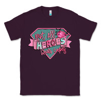 Plum not all heroes wear capes Classic Tee - CowGirlArtShop