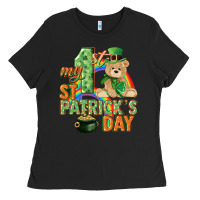Black My first St. Patrick's Day Ladies Tee - CowGirlArtShop