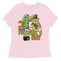 Bubblegum Pink My first St. Patrick's Day Ladies Tee - CowGirlArtShop