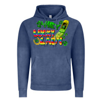 Vintage Denim Hey lucky lady flip phone Vintage Hoodie - FaDigitalArtStudio