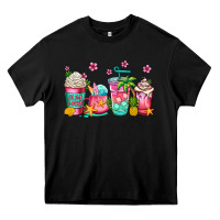 Black summer coffee cups Heavy Core Tee - Jasminsmagicworld