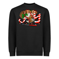 Black joy with baseball and christmas gift and candies Heavyweight Sweatshirt - AdoDesignShop