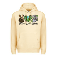 Pina Colada peace love koala Premium Hoodie - LillyAllenDesigns