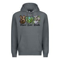 Rock peace love koala Premium Hoodie - LillyAllenDesigns