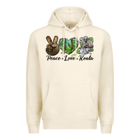 Tofu peace love koala Premium Hoodie - LillyAllenDesigns