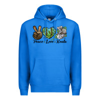 True Royal peace love koala Premium Hoodie - LillyAllenDesigns