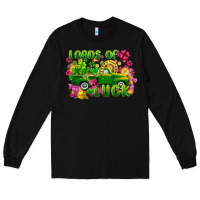 Black loads of luck Long Sleeve Tee - FaDigitalArtStudio