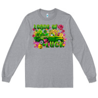 Heather Grey loads of luck Long Sleeve Tee - FaDigitalArtStudio