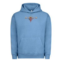 Pigment Pebble Blue #diablo Urban Hoodie - DesigneFamous