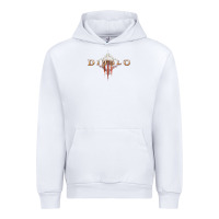 White #diablo Urban Hoodie - DesigneFamous
