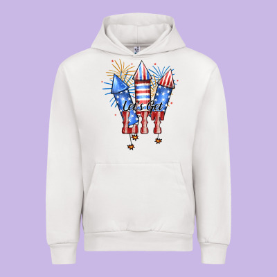 Let’s Get Lıt Urban Hoodie Designed By Jahusdesignshop