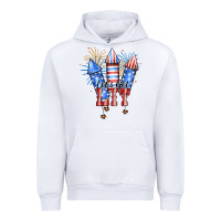 White Let’s Get Lıt Urban Hoodie - JahusDesignShop