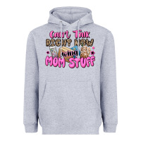 Heather Grey can't talk right now doing mom stuff Heavyweight Hoodie - JahusDesignShop