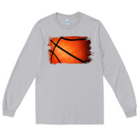 Moon Dust Basketball Brushstroke Long Sleeve Tee - RanaPortraitStore