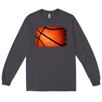 Smoke Basketball Brushstroke Long Sleeve Tee - RanaPortraitStore