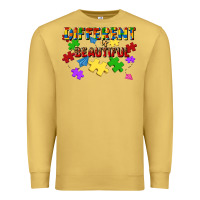 Antique Gold different is beautiful Premium Sweatshirt - JahusDesignShop